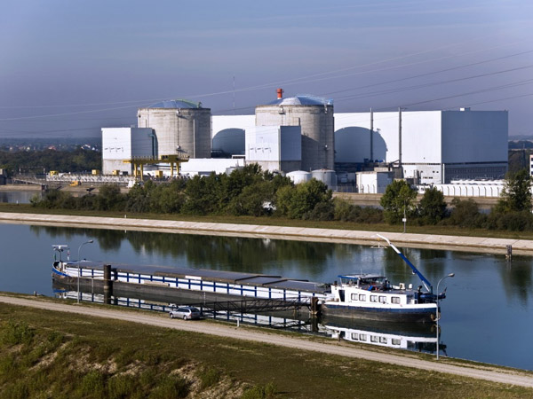 Le site de Fessenheim (photo: EDF)