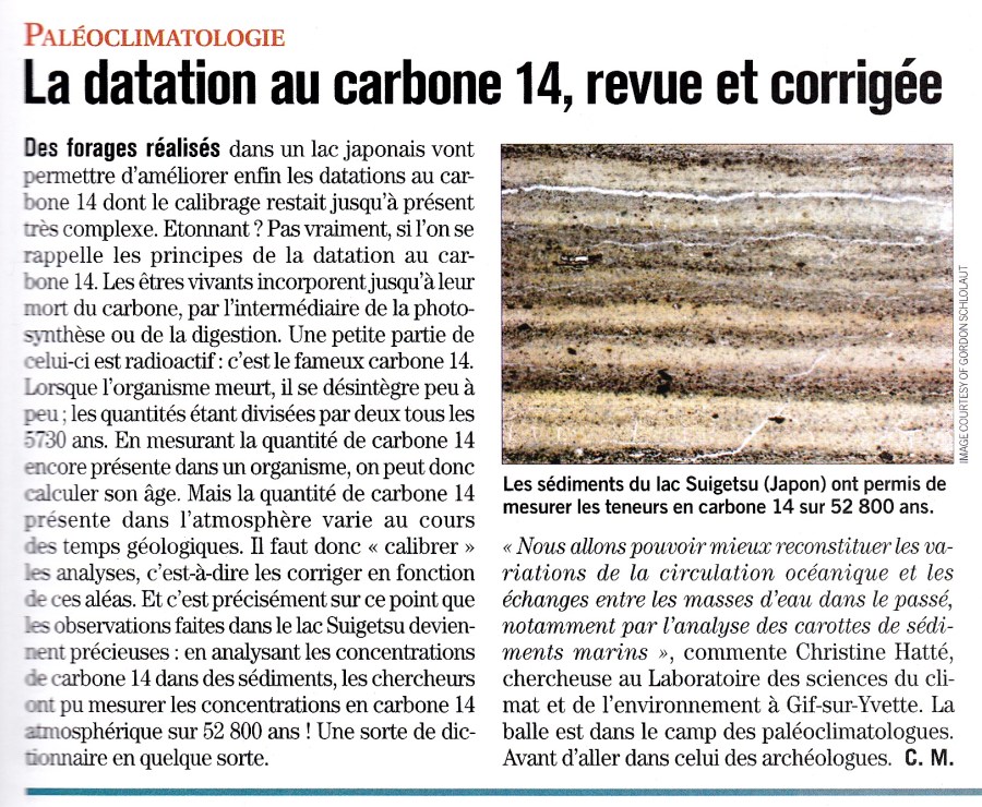 L'article de Science et Avenir