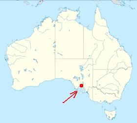 Position de la ville de Port Augusta