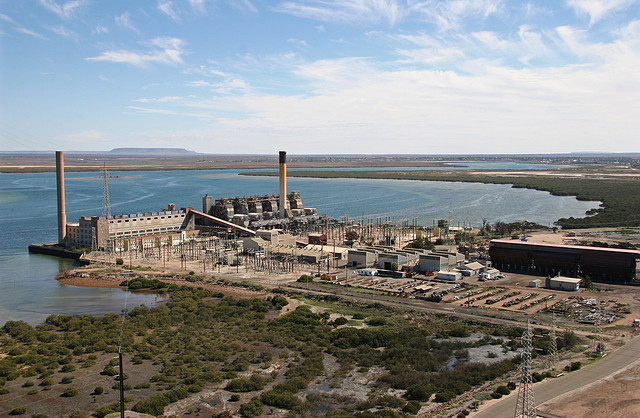 Les deux centrales thermiques de Port Augusta
