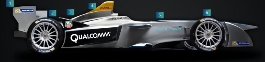 Ce prototype Spark-Renault SRT_01E a été construit à 40 exemplaires pour équiper les 10 écuries prenant part au championnat 2014-2015 