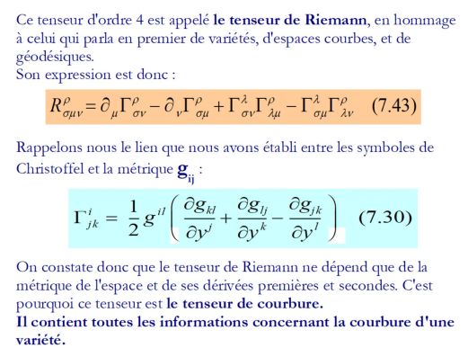 Tenseur Riemann